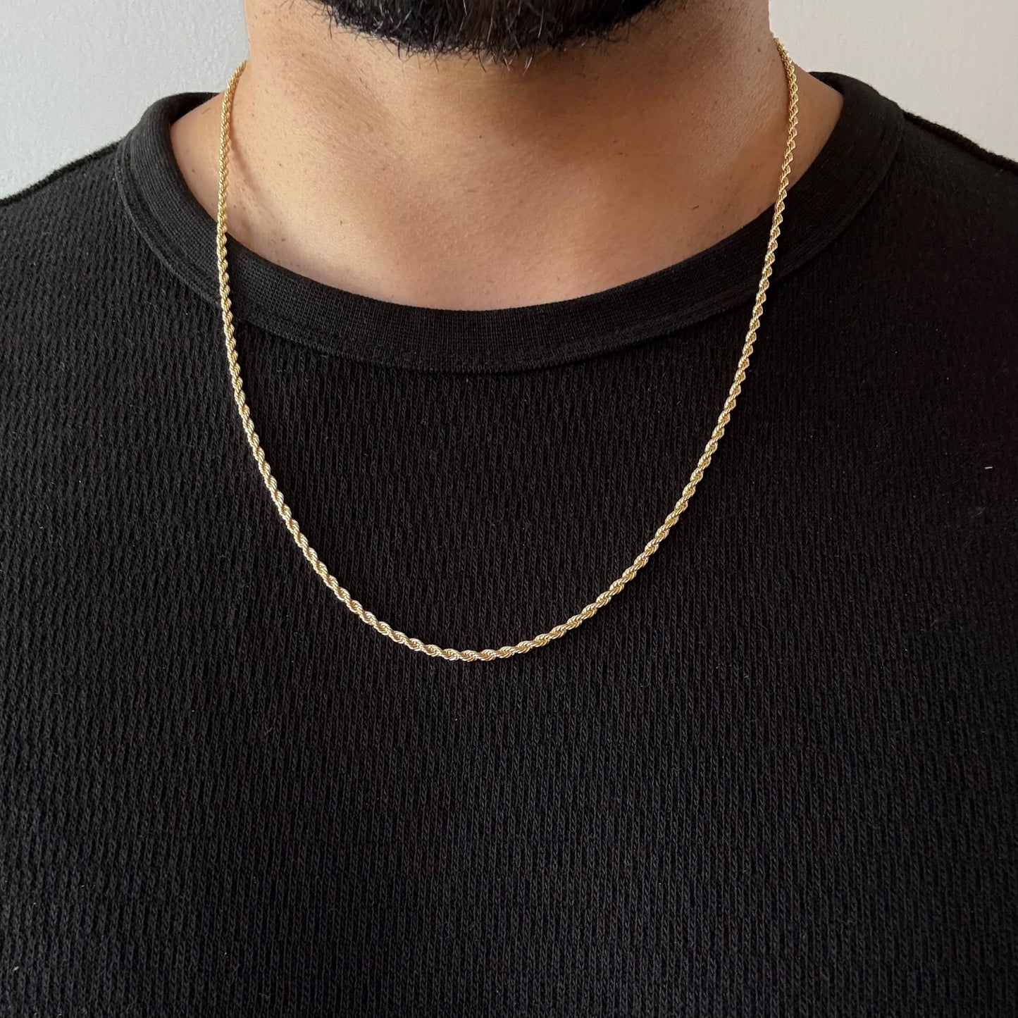 Cadena Turbillón Oro – 2 mm – Silver Ice 03