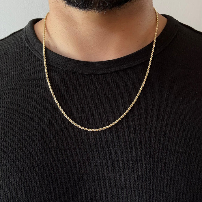 Cadena Turbillón Oro – 2 mm – Silver Ice 03