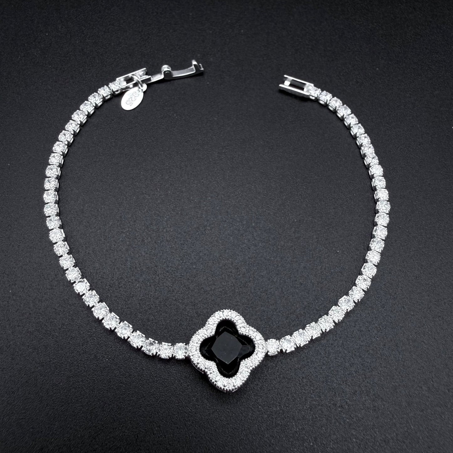 Pulsera Tennis Van Cleef Tennis 2mm – Silver Ice 04