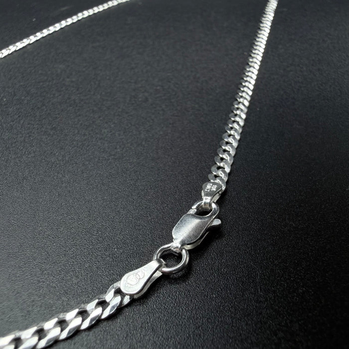 Cadena Cubana 3mm - Plata 925 Italy – Silver Ice 02
