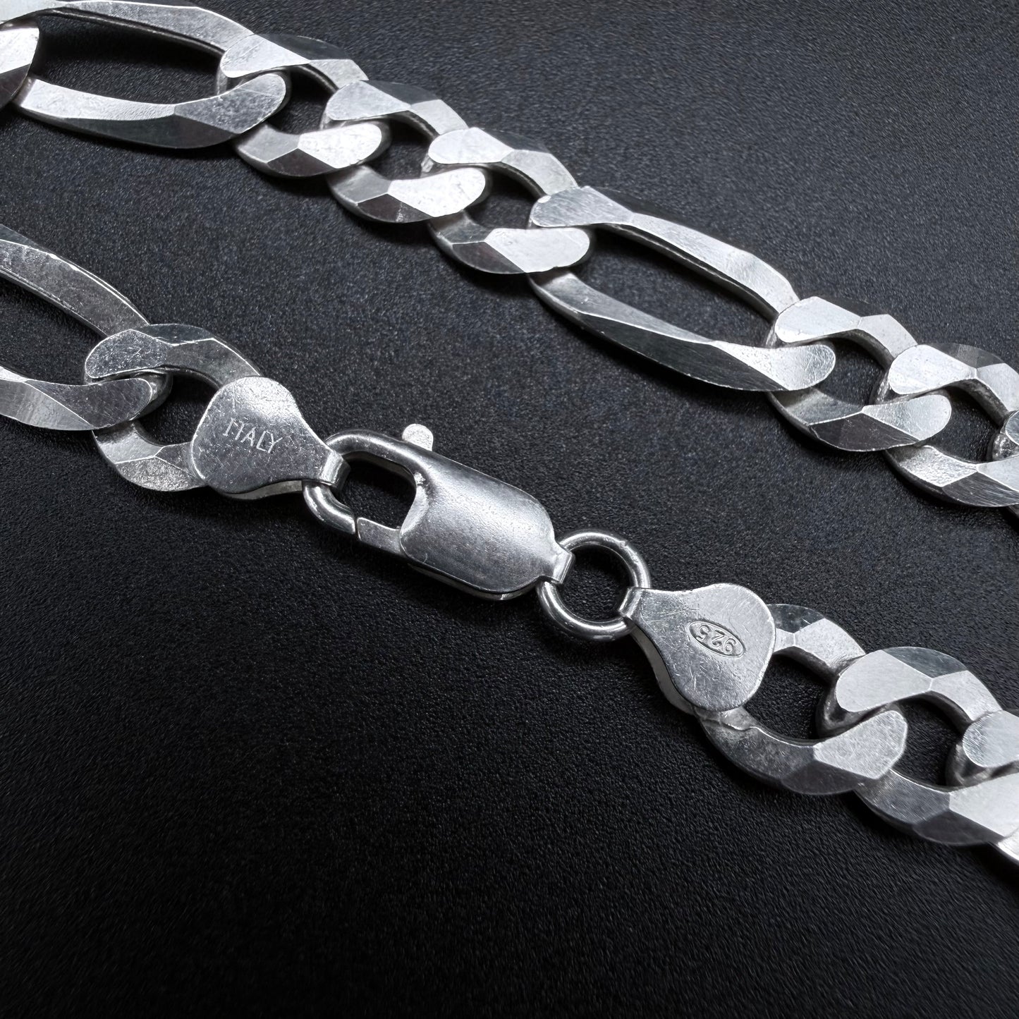 Pulsera Fígaro 10mm - Plata 925 Italy – Silver Ice 03
