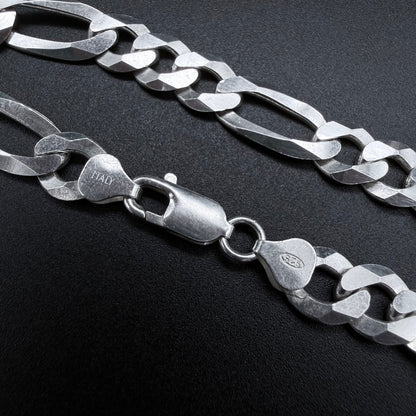 Pulsera Fígaro 10mm - Plata 925 Italy – Silver Ice 03