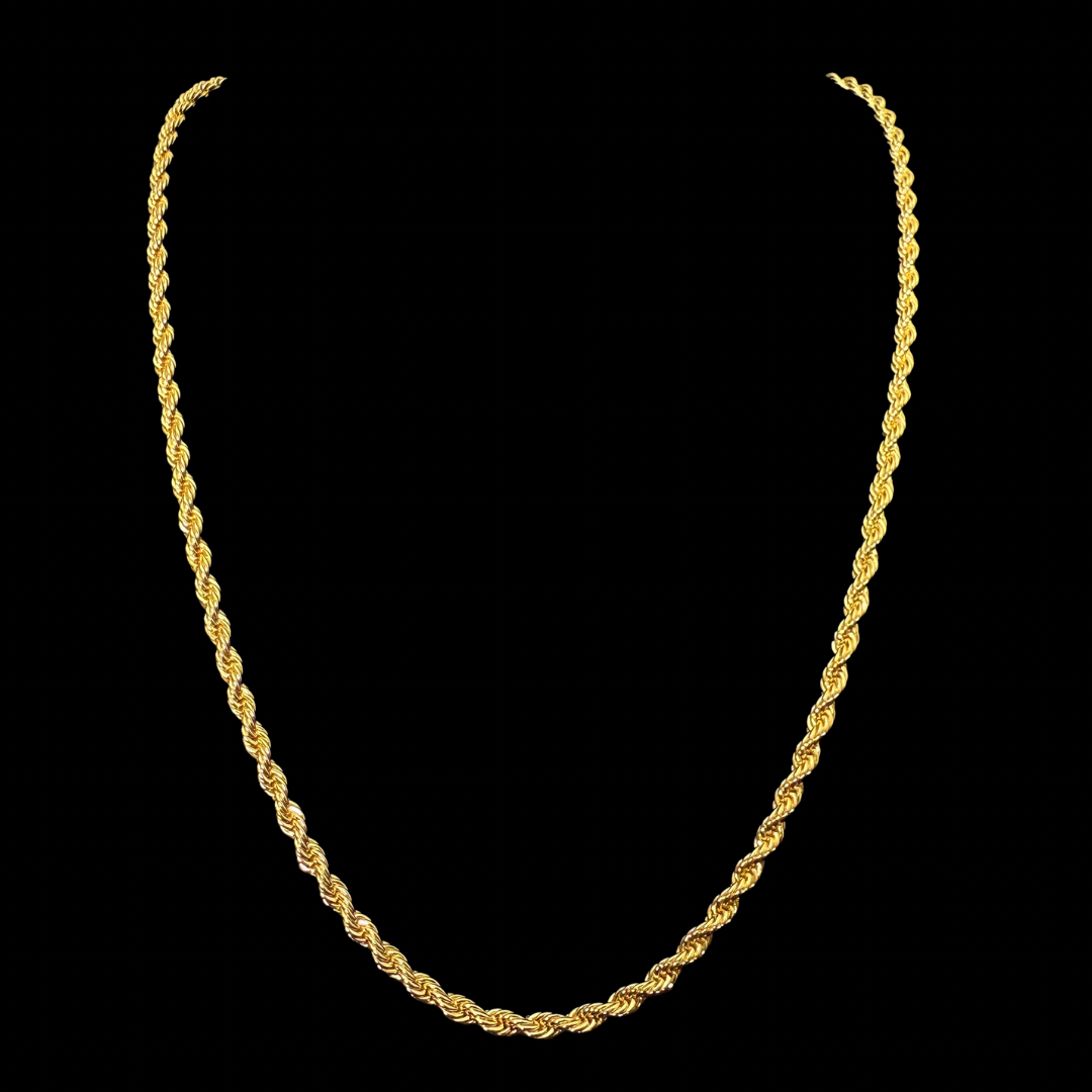 Cadena Turbillón Oro – 4 mm – Silver Ice 05