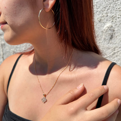 Cadena Van Cleef Bloom - Oro Goldfilled Rosa – Silver Ice 03