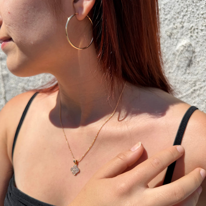 Cadena Van Cleef Bloom - Oro Goldfilled Rosa – Silver Ice 03