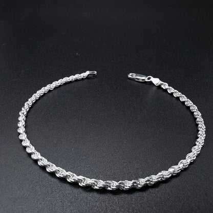 Pulsera Turbillón 3mm - Plata 925 Italy – Silver Ice 03