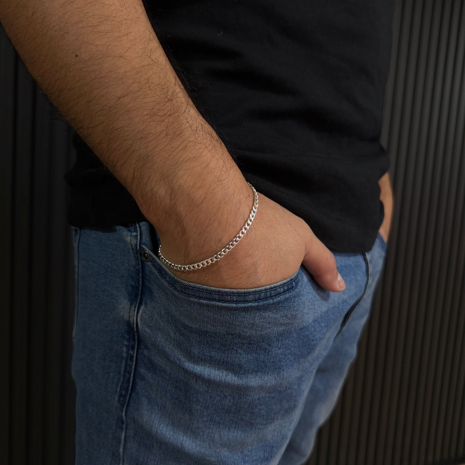 Pulsera Grumet 4mm – Silver Ice 04