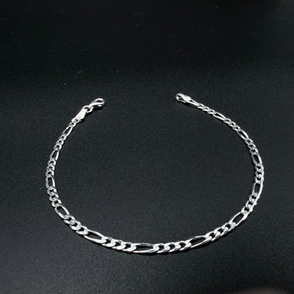 Pulsera Fígaro 3mm - Plata 925 Italy – Silver Ice 03