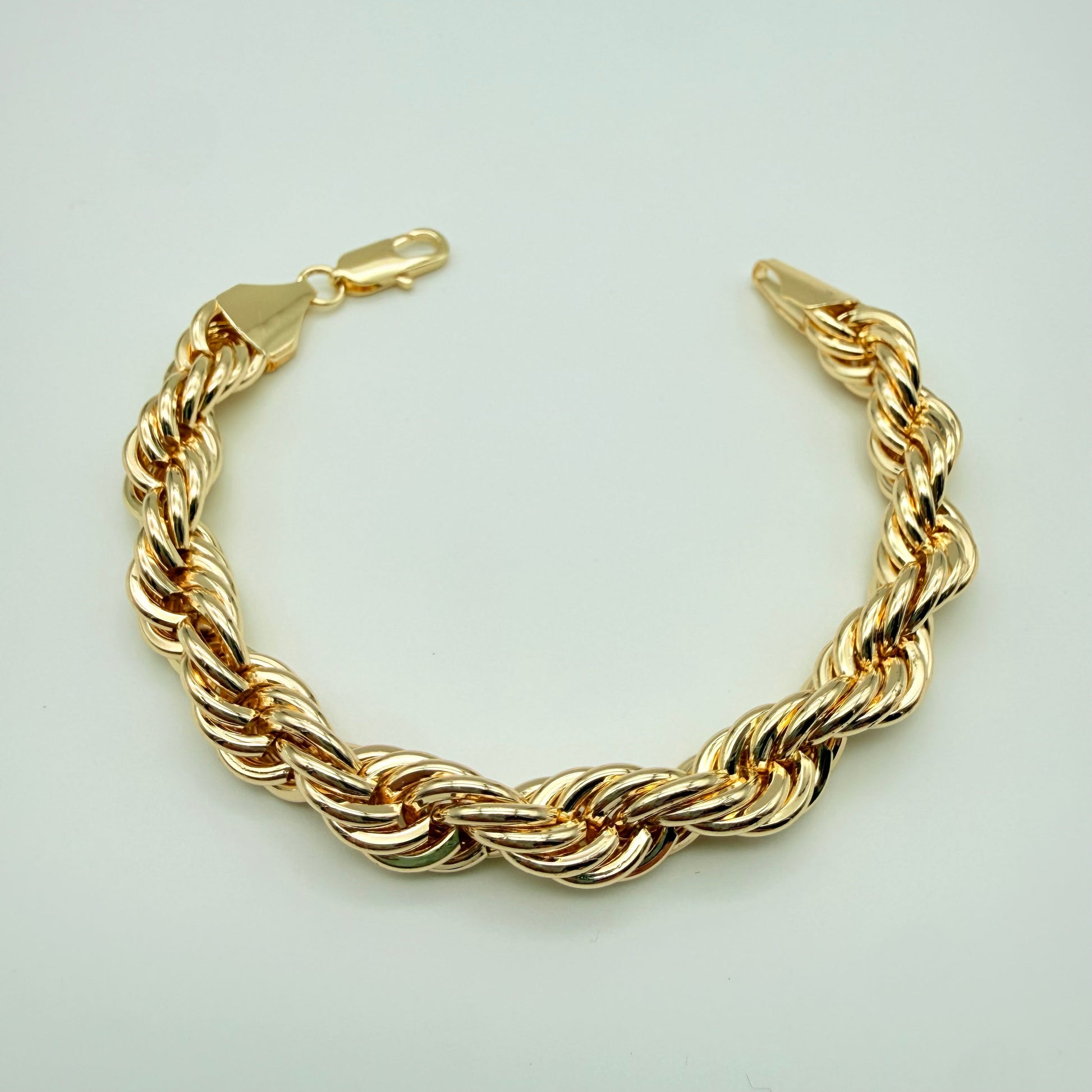 Pulsera Turbillón Oro Goldfilled – 11 mm – Silver Ice 05