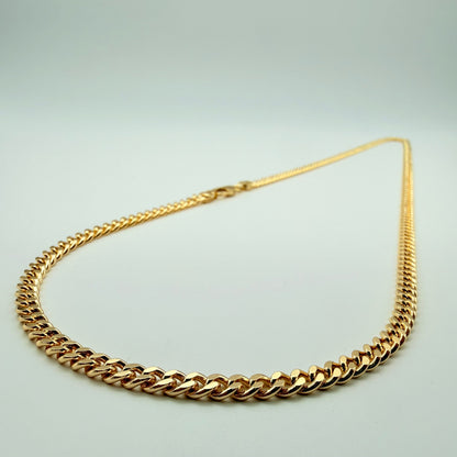 Cadena Cubana Oro – 4mm – Silver Ice 02