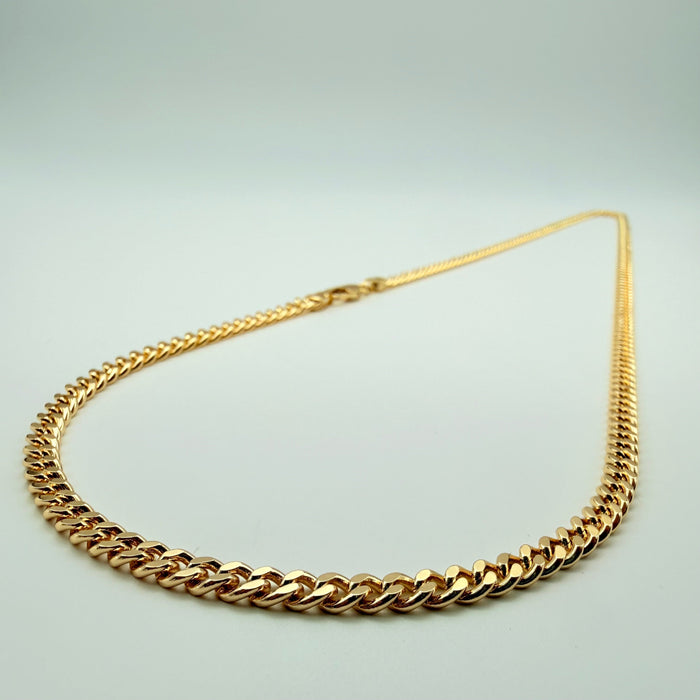 Cadena Cubana Oro – 4mm – Silver Ice 02