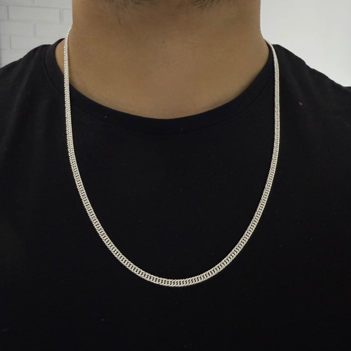 Cadena Triple Grumet 3mm – Silver Ice 03