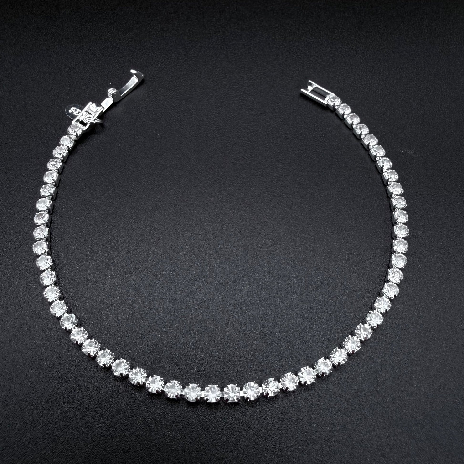 Pulsera Tennis con Circones Plata 925 - 3mm – Silver Ice 01