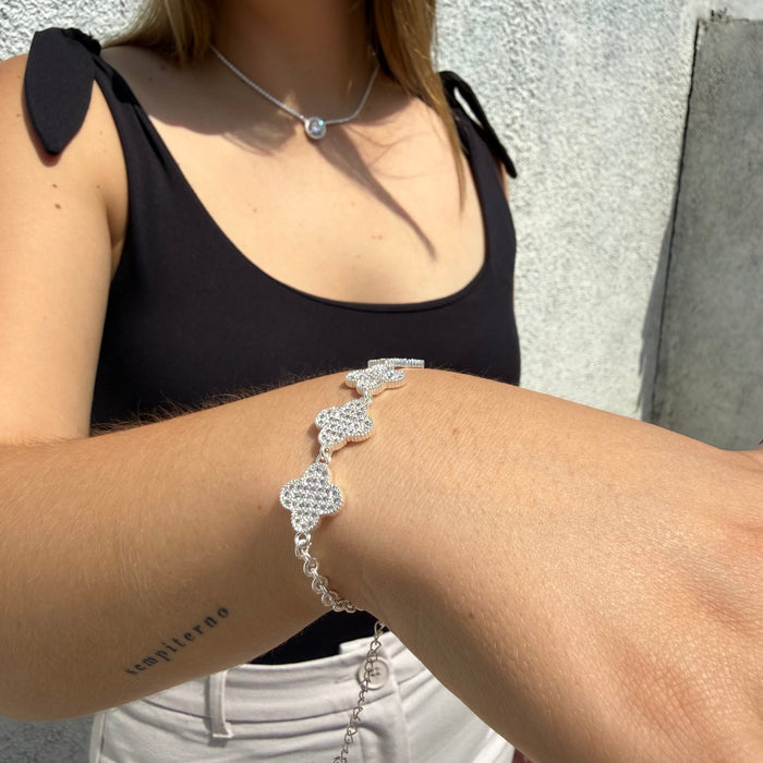 Pulsera Van Cleef 13mm – Silver Ice 03