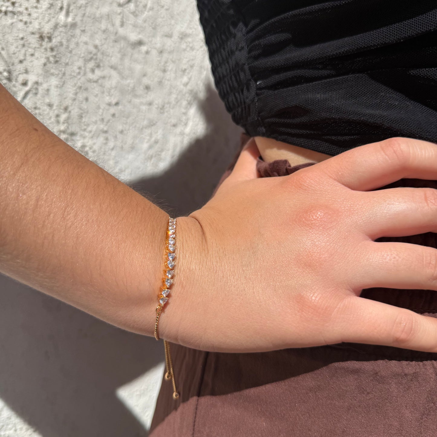 Pulsera Love Line - Oro Rosa – Silver Ice 02