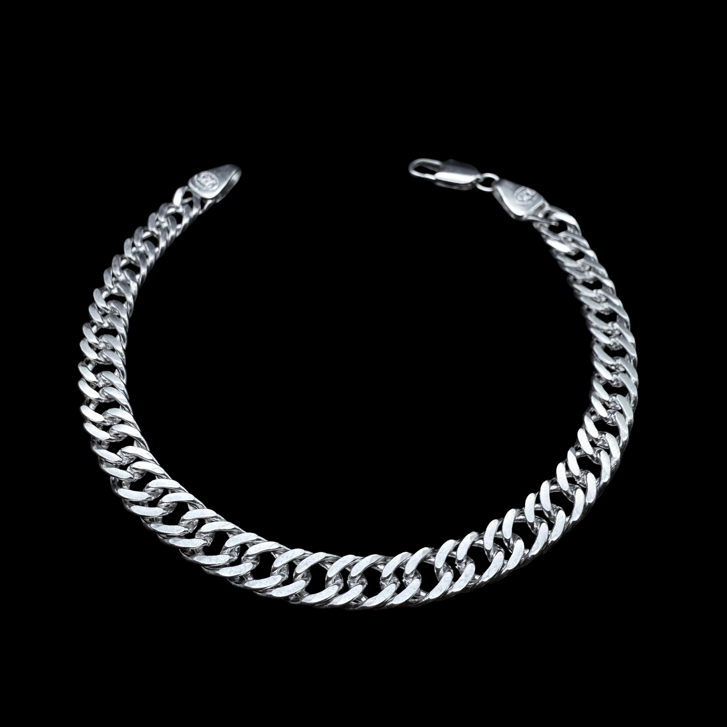 Pulsera Triple Grumet - 7mm – Silver Ice 01