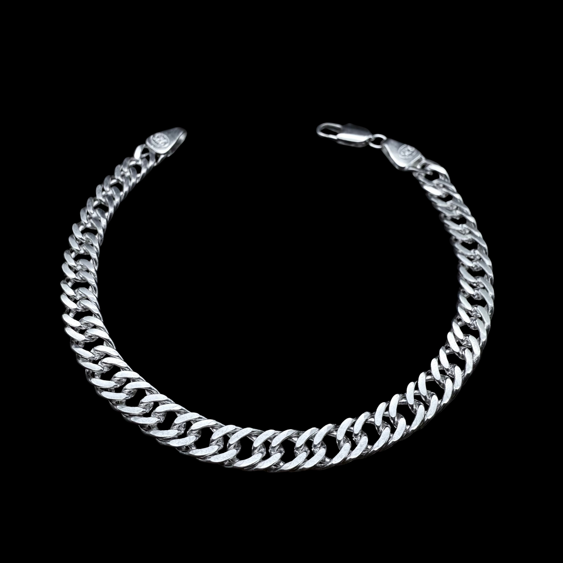 Pulsera Triple Grumet - 7mm – Silver Ice 01