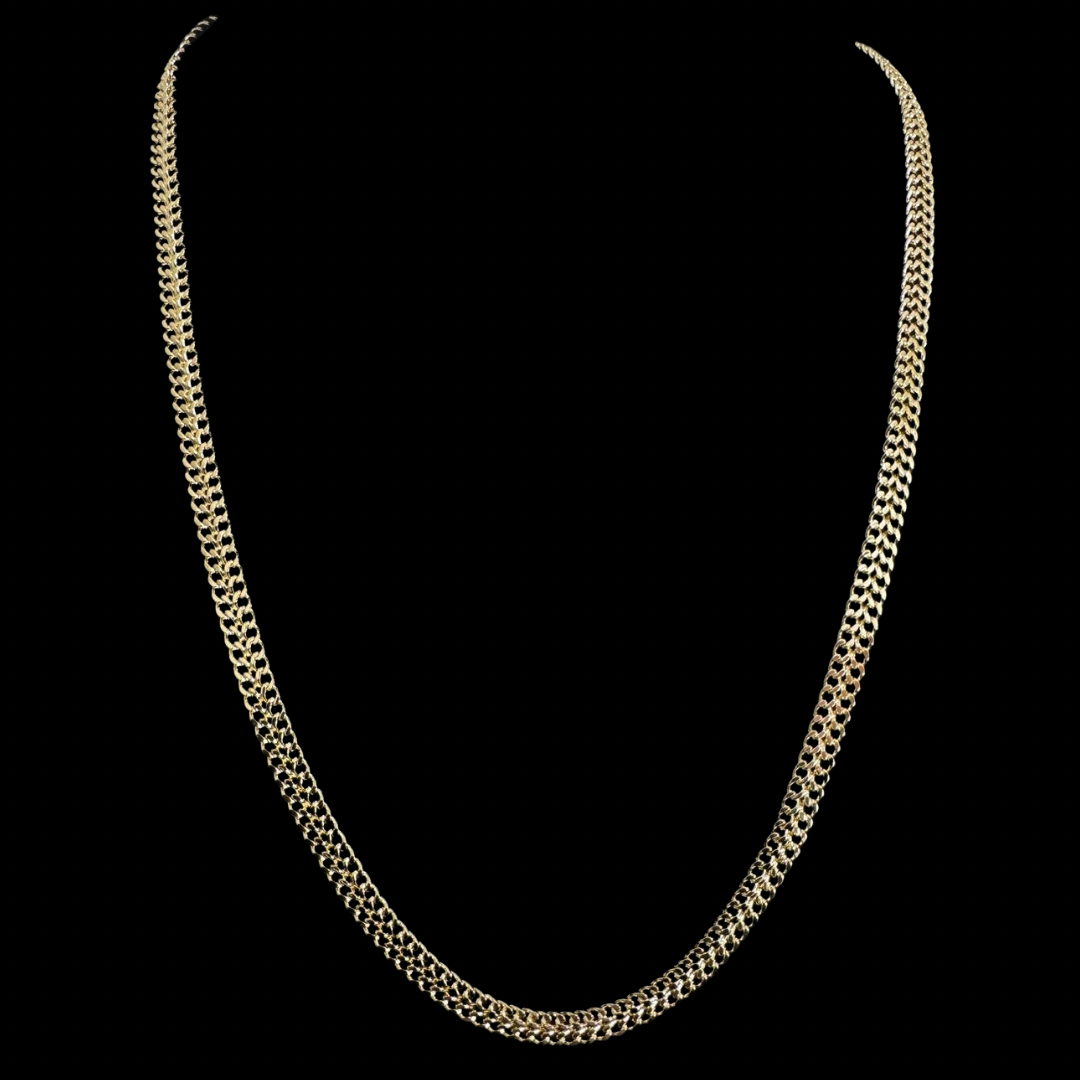 Cadena Tejido Chino Oro – 6 mm – Silver Ice 01