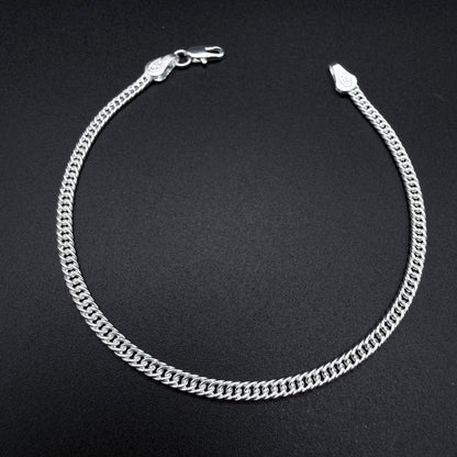 Pulsera Triple Grumet Plata 925 - 3mm – Silver Ice 02