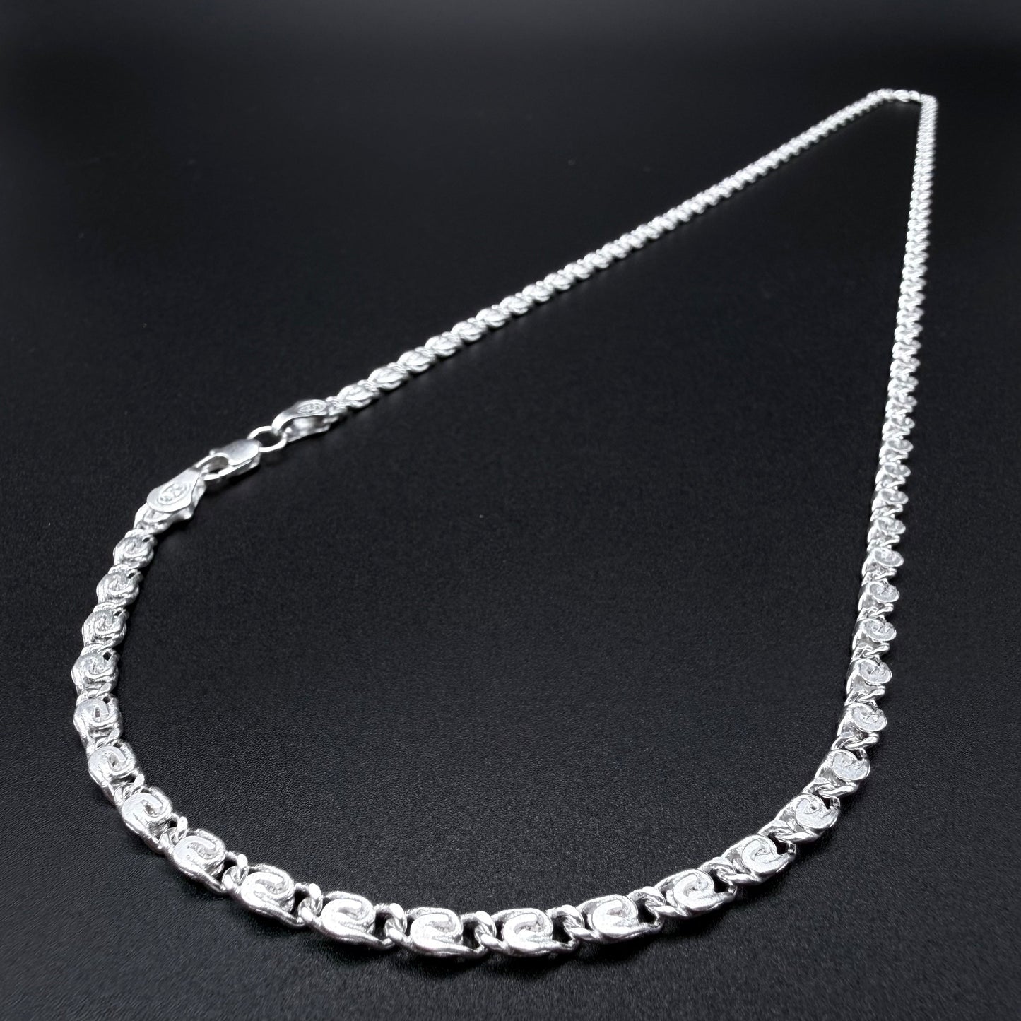 Cadena Caracol - 3,5mm – Silver Ice 02