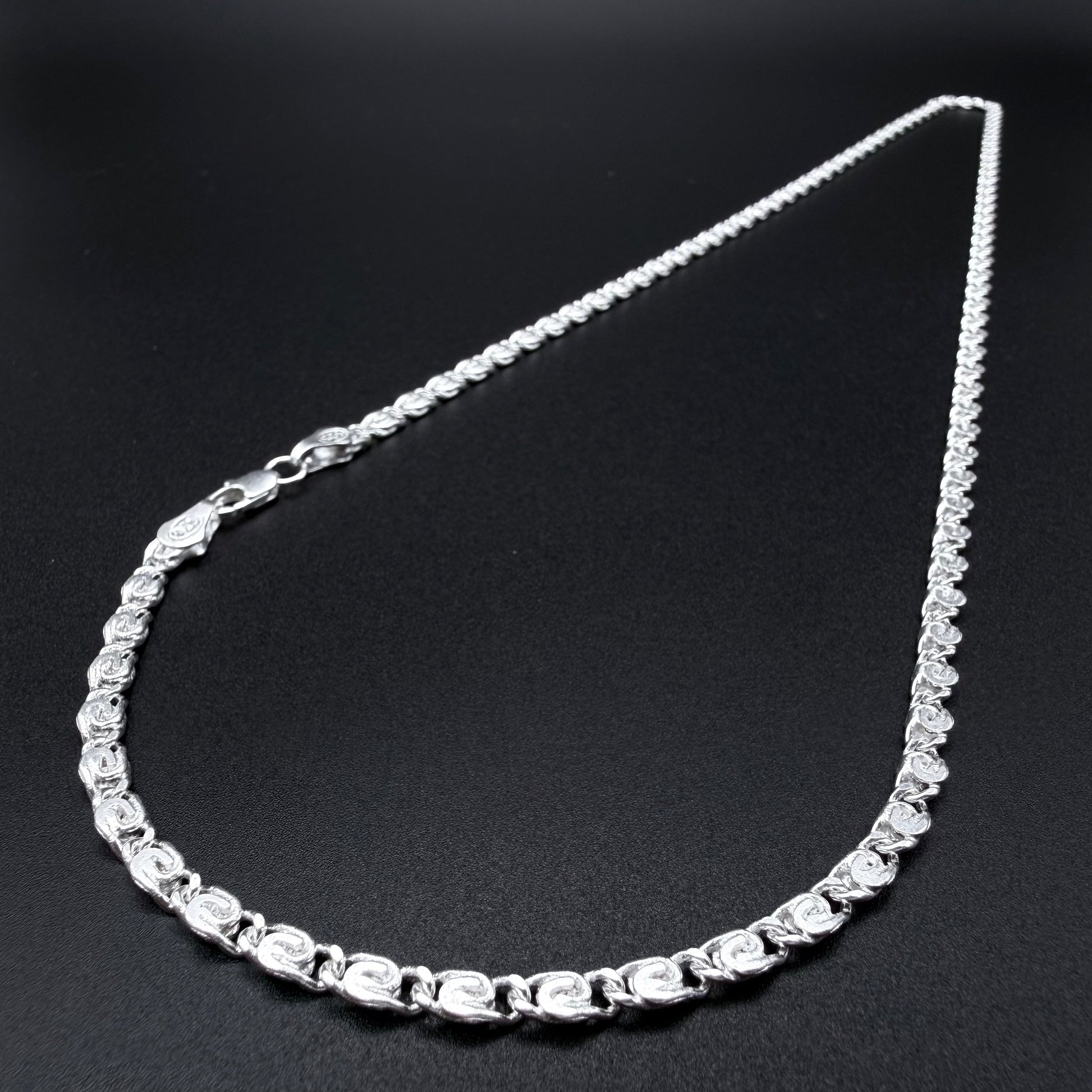 Cadena Caracol - 3,5mm – Silver Ice 02