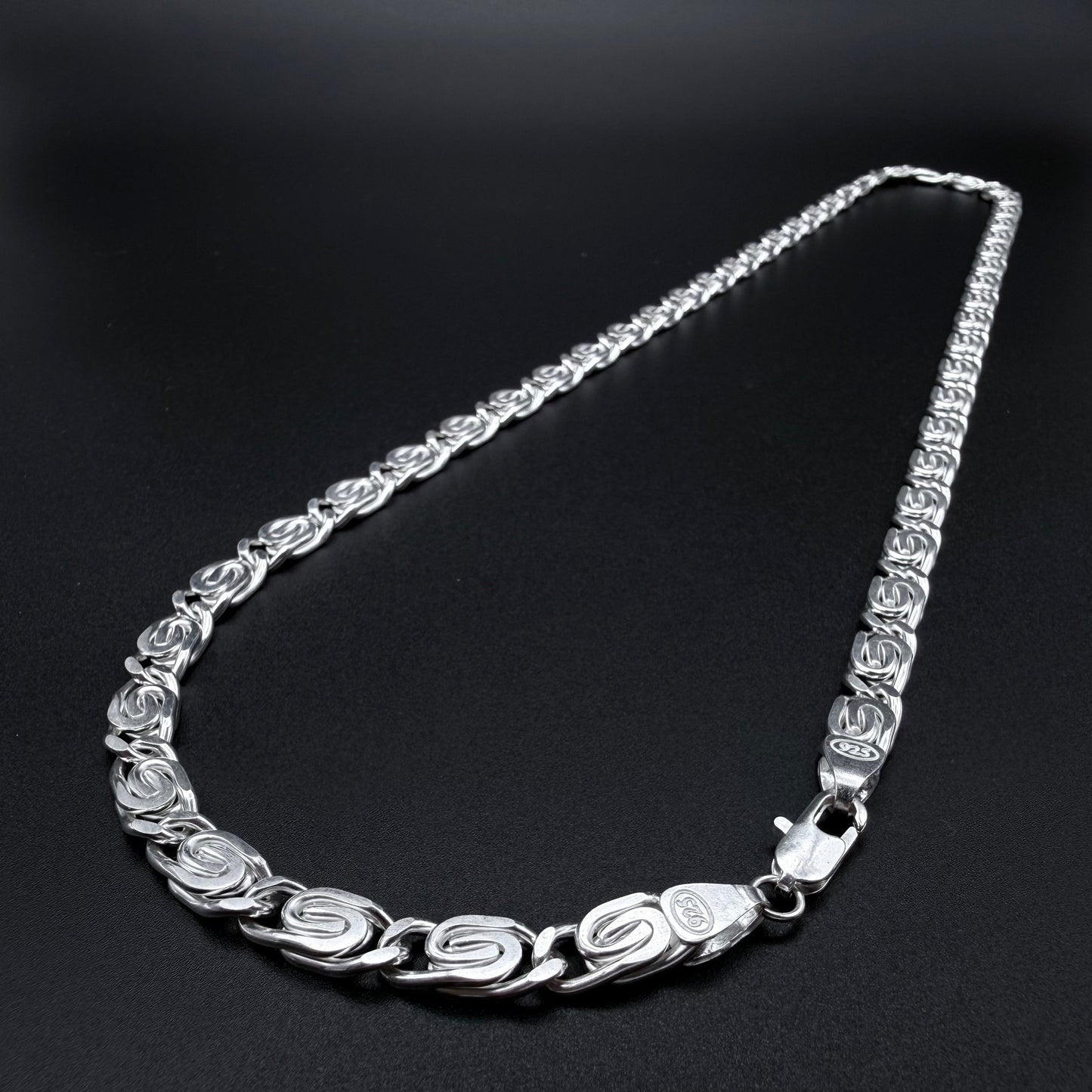 Cadena Caracol - 7mm – Silver Ice 01