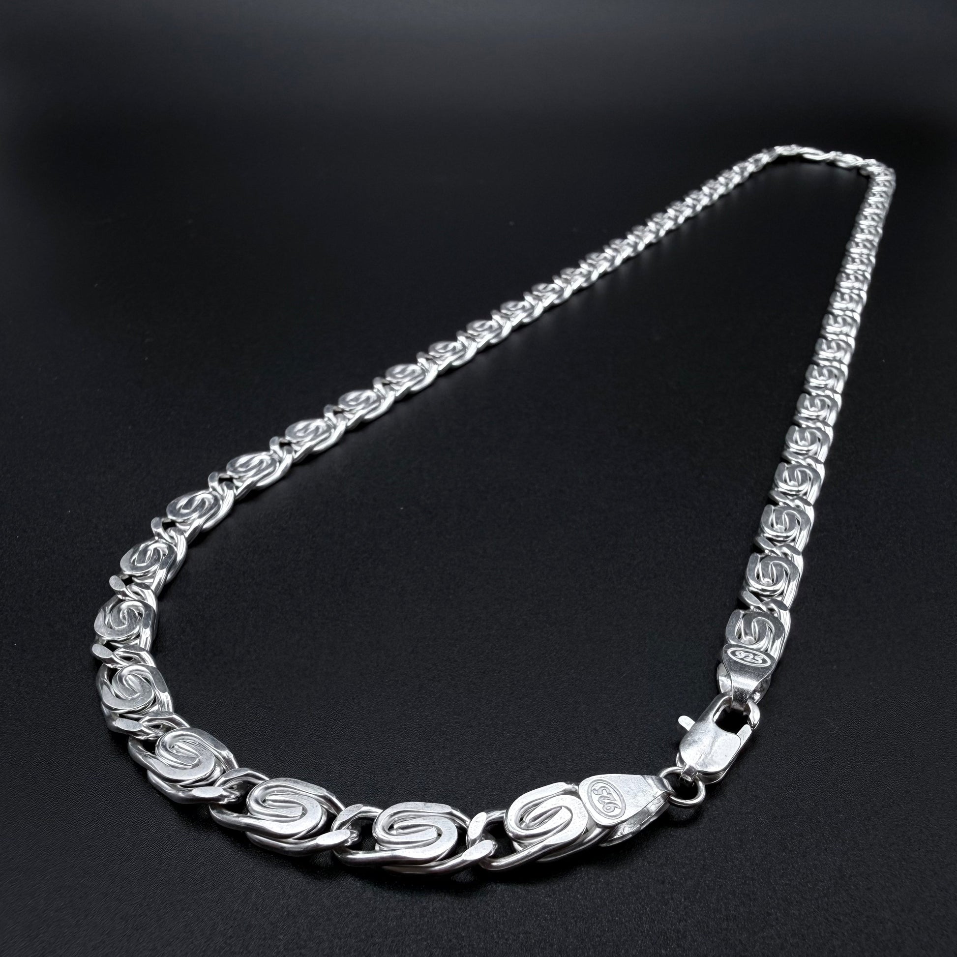 Cadena Caracol - 7mm – Silver Ice 01