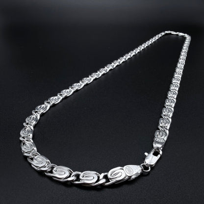Cadena Caracol - 7mm – Silver Ice 01