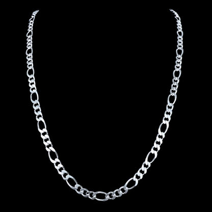 Cadena Fígaro - 8 mm – Silver Ice 06