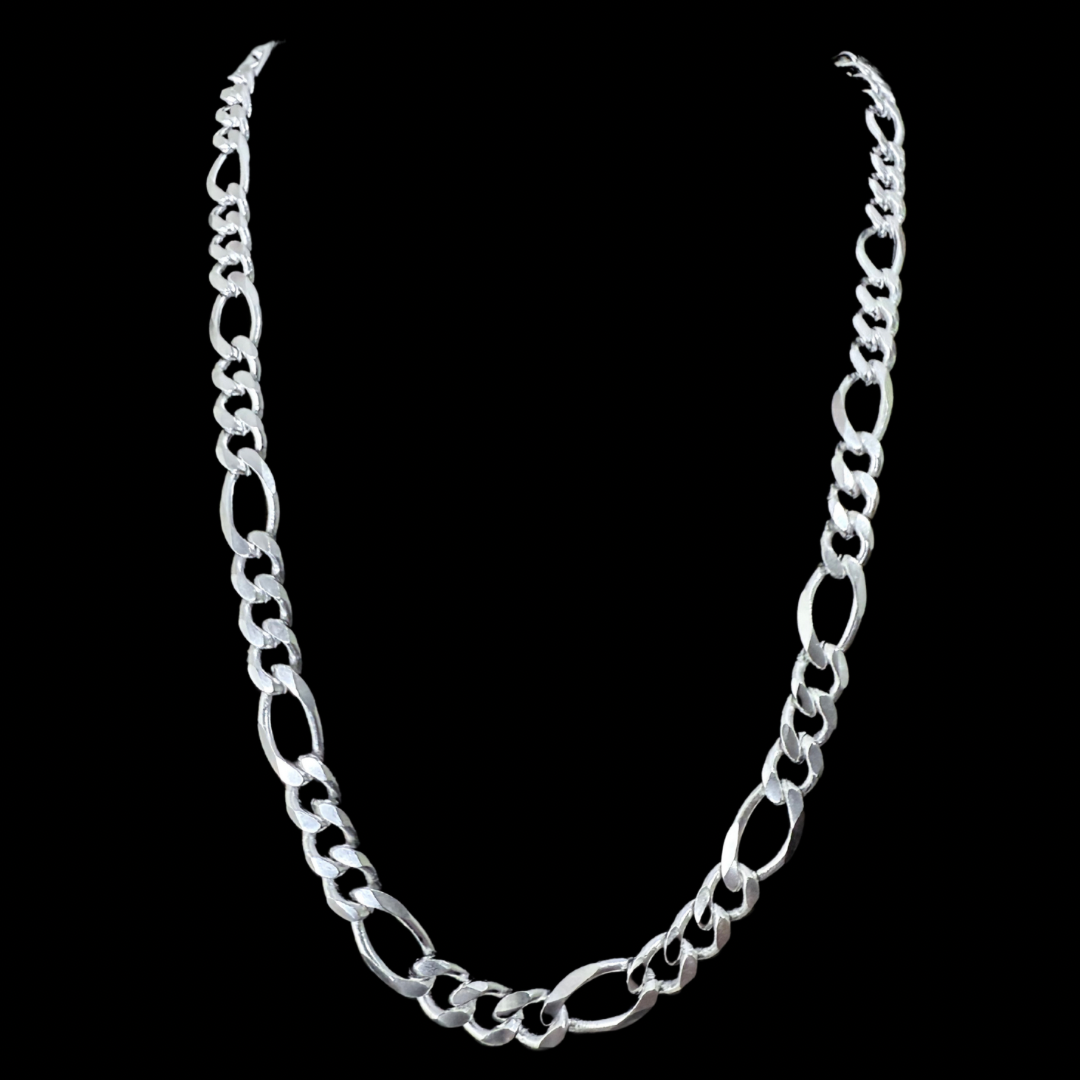 Cadena Fígaro - 10 mm – Silver Ice 06
