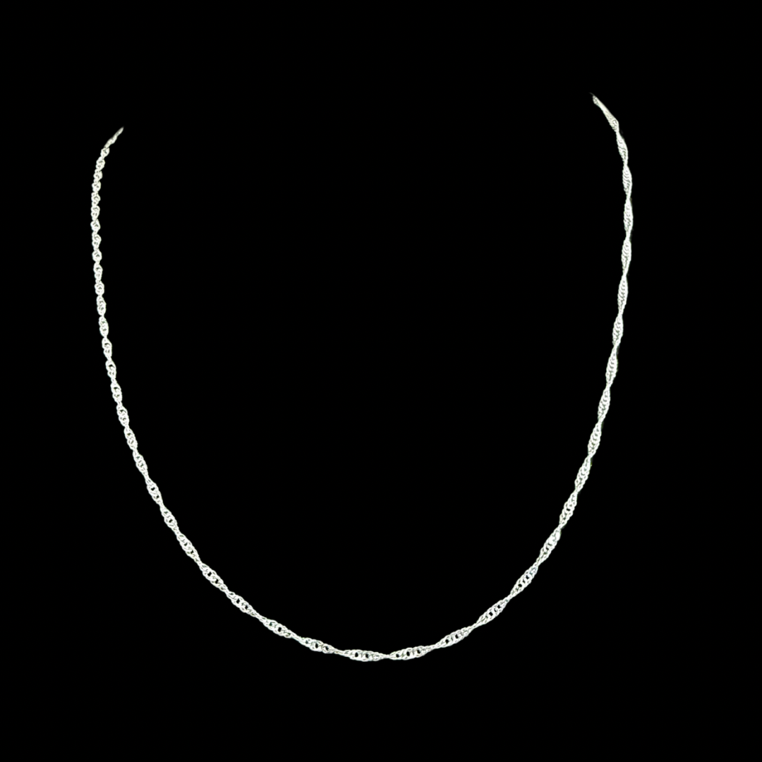 Cadena Singapur - 1,5mm – Silver Ice 01