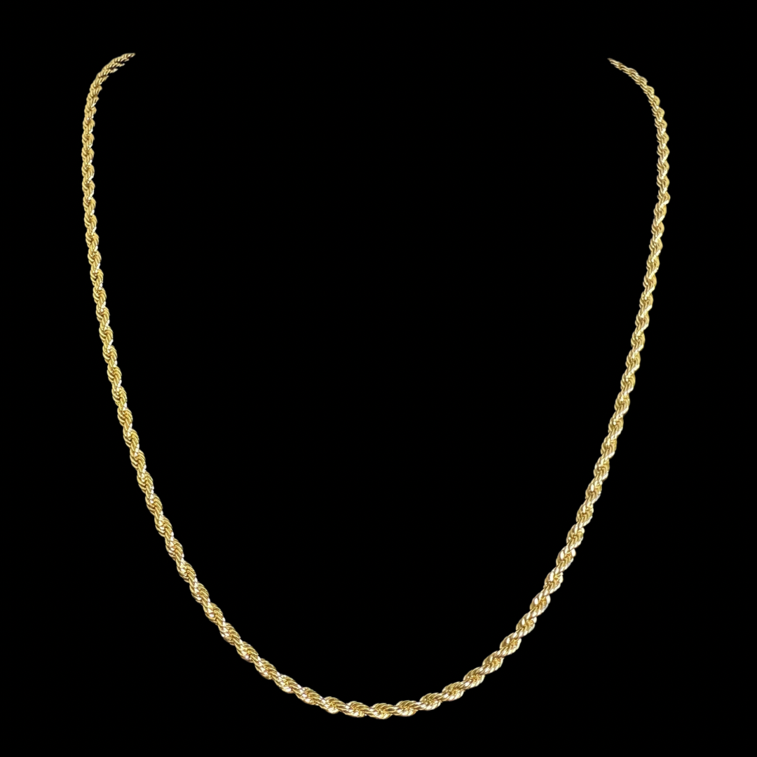 Cadena Turbillón Oro – 3 mm – Silver Ice 05