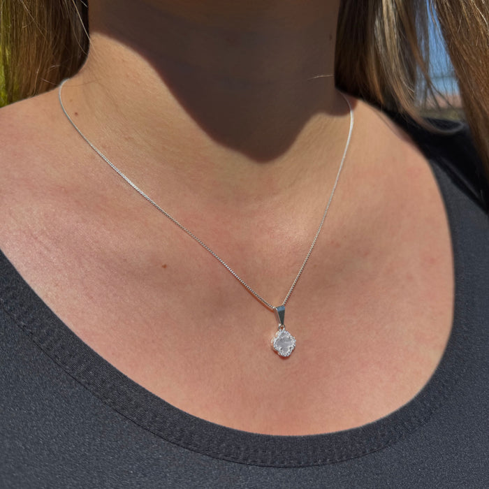 Collar Van Cleef Blanco Mini Plata 925