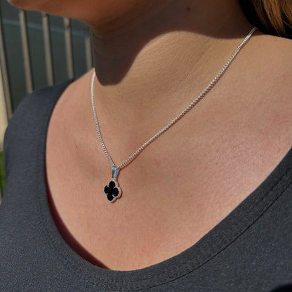 Collar Van Cleef Noir Plata 925
