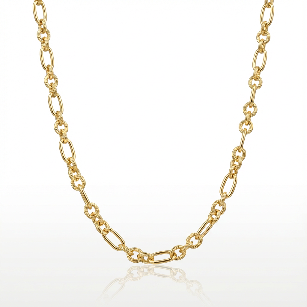 Cadena Rolo Satinada Oro – Silver Ice 01