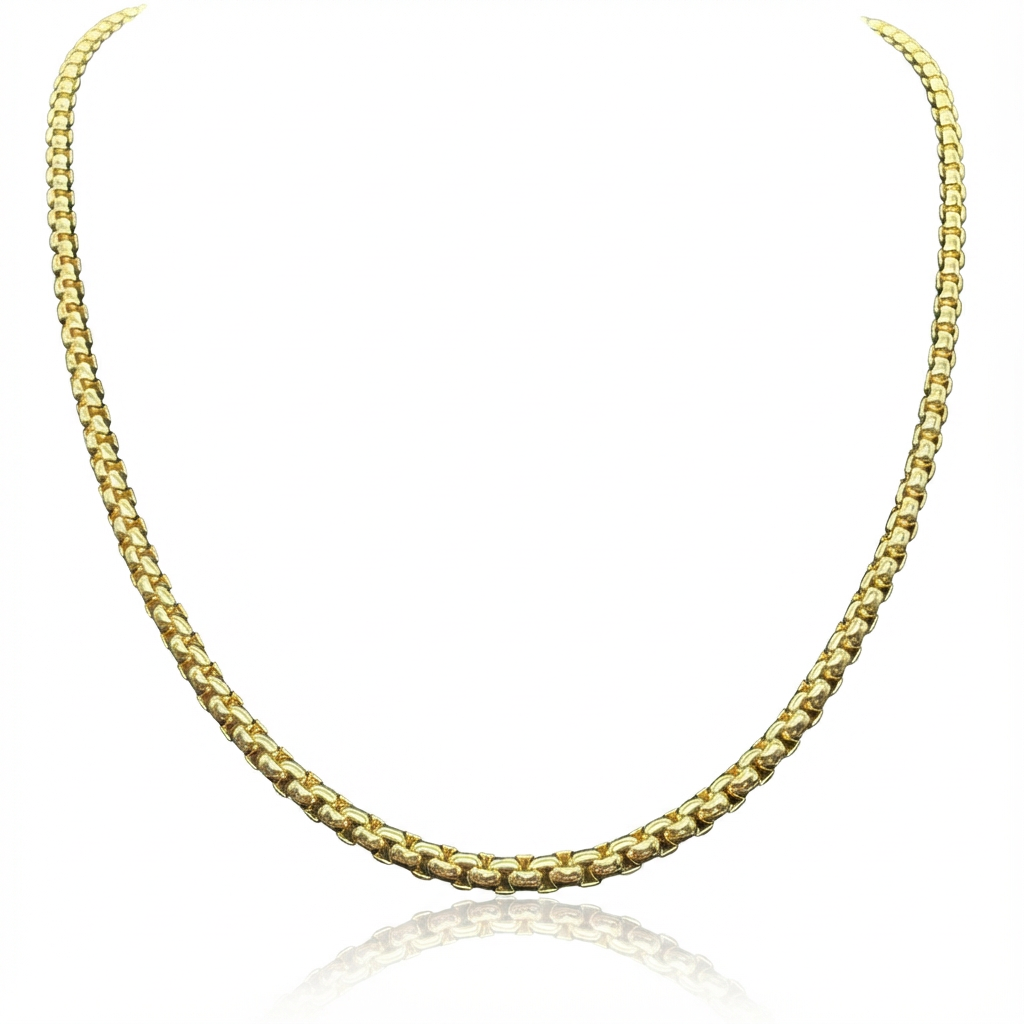 Cadena Veneciana Redonda Oro – Silver Ice 01