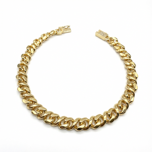 Pulsera Diamond Oro Goldfilled – 7 mm