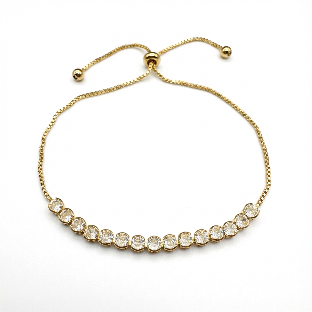 Pulsera Tennis Oro – Silver Ice 01