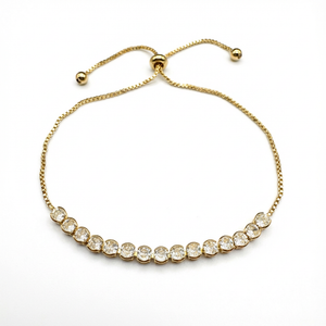 Pulsera Tennis Oro Goldfilled