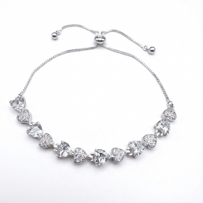 Pulsera Crystal Love Plata – Silver Ice 01