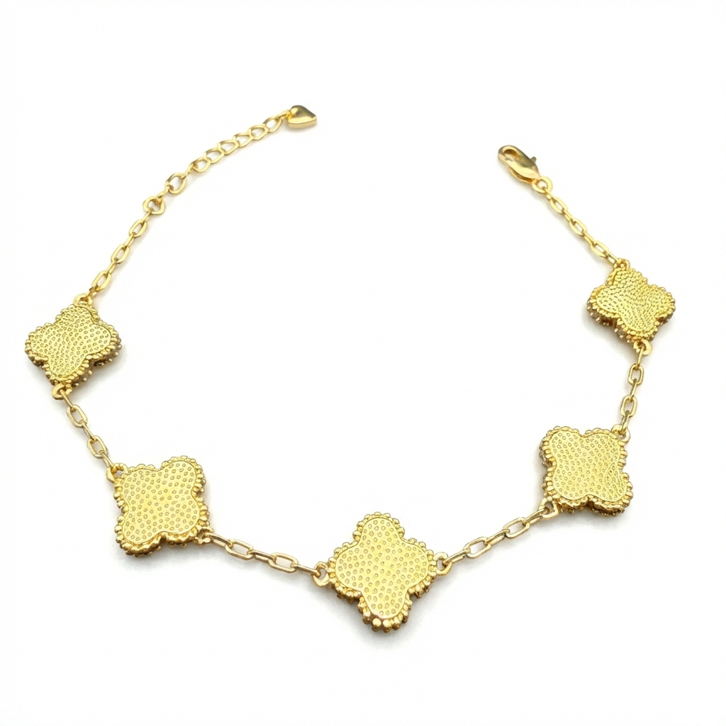 Pulsera Van Cleef Verde Dual Oro – Silver Ice 03