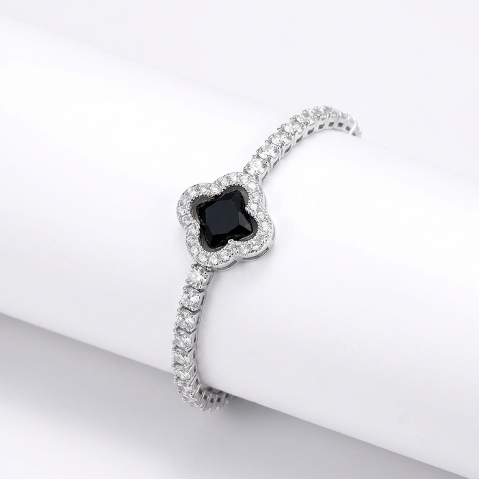 Pulsera Tennis Van Cleef Tennis 2mm – Silver Ice 01