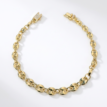 Pulsera Gucci Inflada Oro – 5 mm – Silver Ice 01