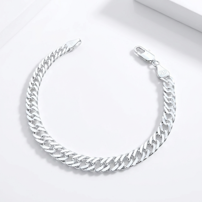 Pulsera Triple Grumet - 5,5 mm – Silver Ice 01