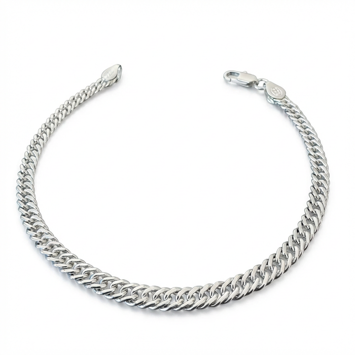 Pulsera Triple Grumet - 4mm – Silver Ice 01