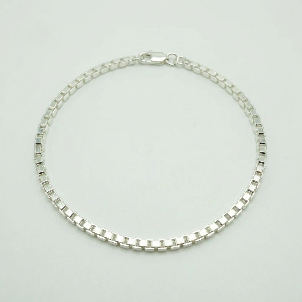 Pulsera Veneciana 2,5 mm – Silver Ice 01