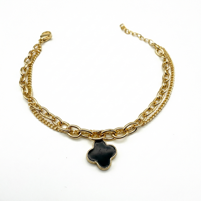 Pulsera Van Cleef Ébano Oro – Silver Ice 01