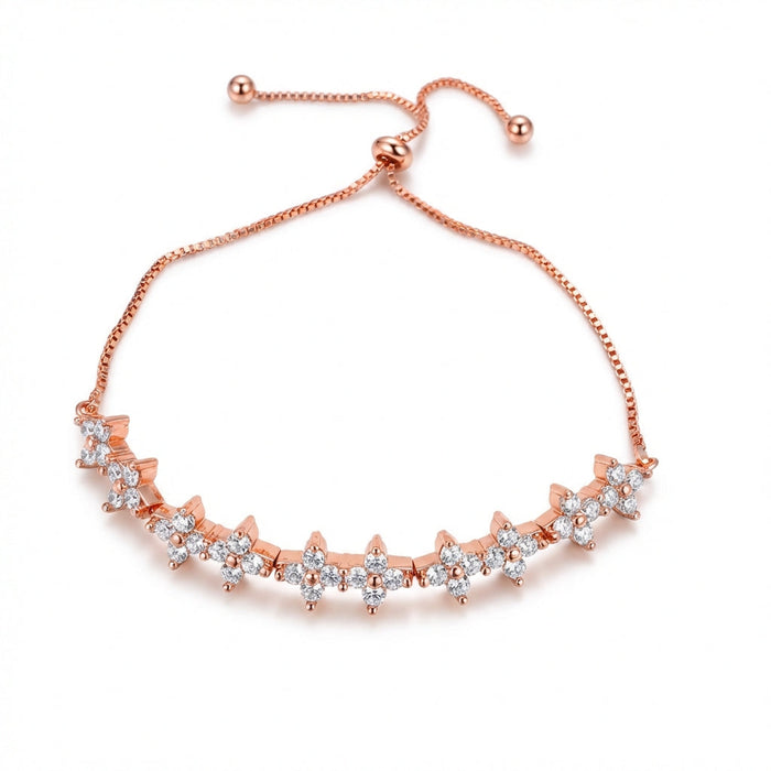 Pulsera Jardín Dorado - Oro Rosa – Silver Ice 01