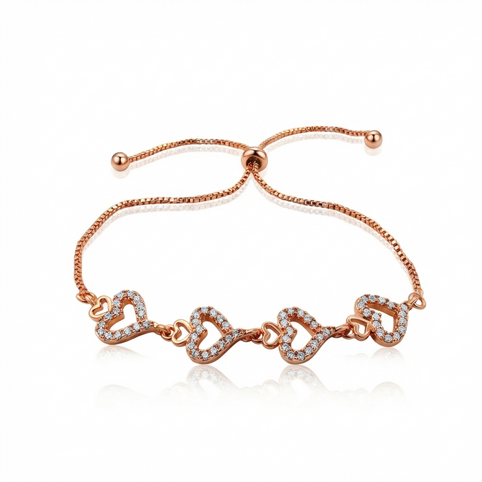 Pulsera Suspiro de Amor - Oro Rosa – Silver Ice 01