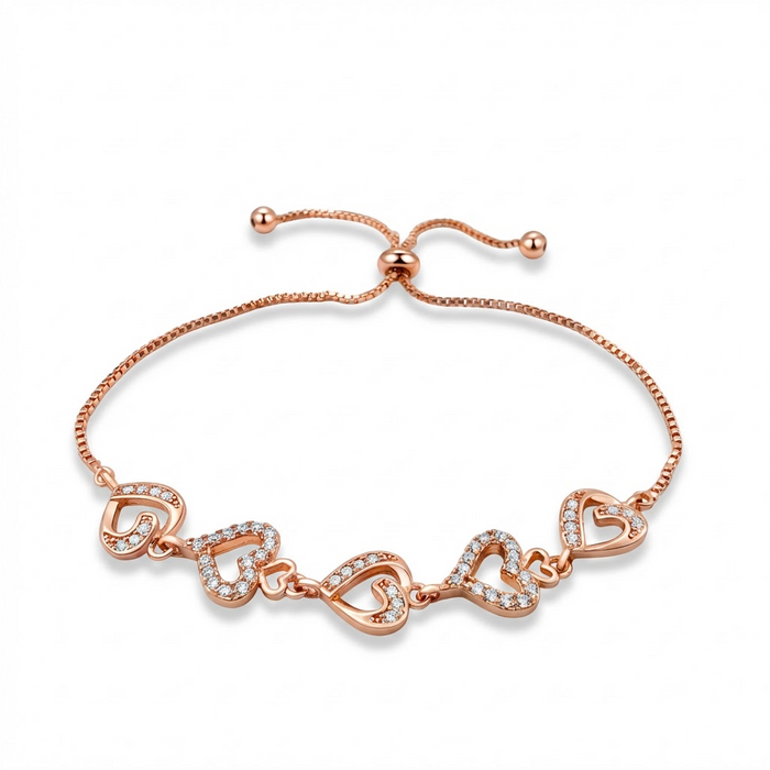 Pulsera Destello de Amor - Oro Rosa – Silver Ice 01
